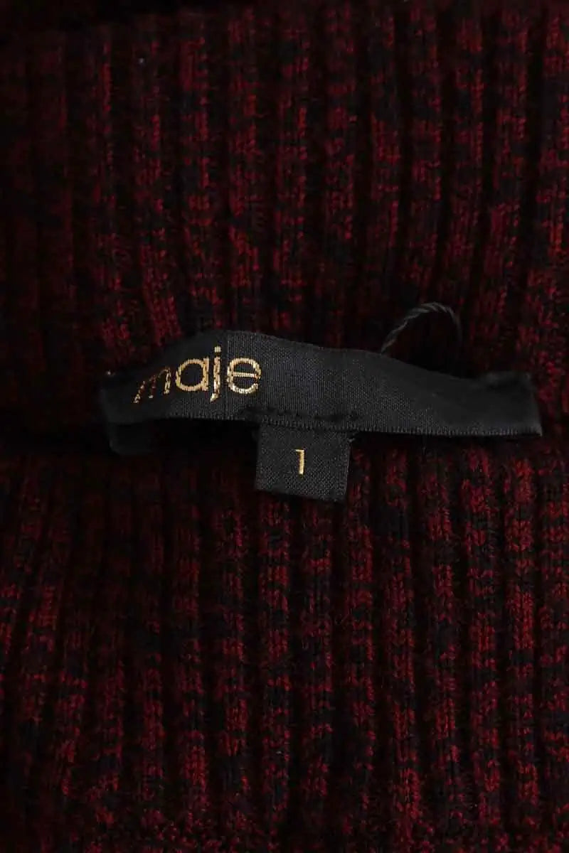 Jupe Maje Rouge en Laine