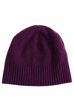 Bonnet Burberry Violet en Cachemire