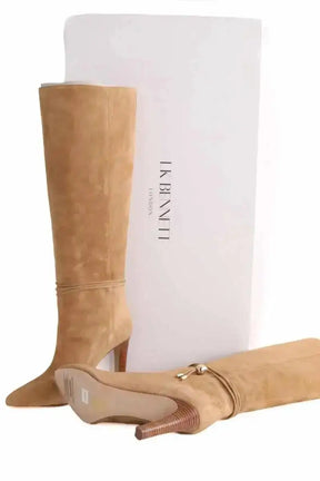 Bottes LK Bennett Loretta Camel en Daim