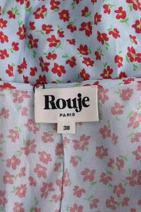 Robe Rouje Bleu en Viscose