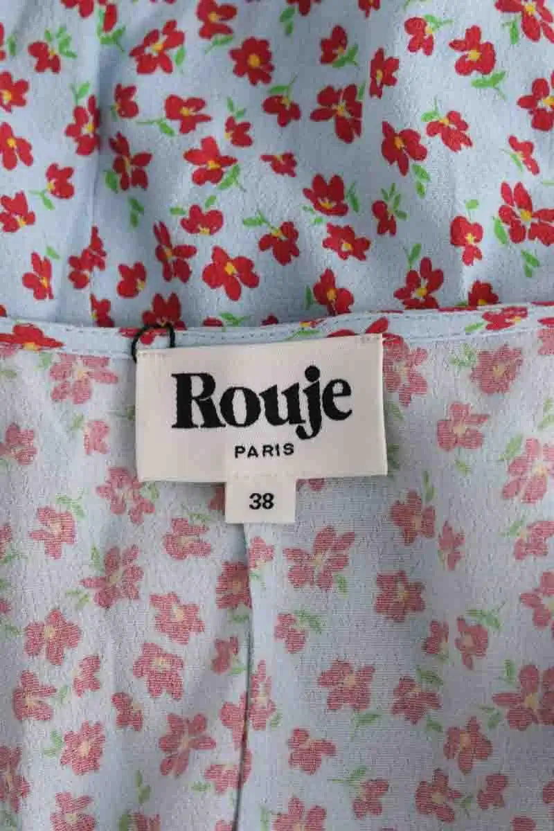 Robe Rouje Bleu en Viscose