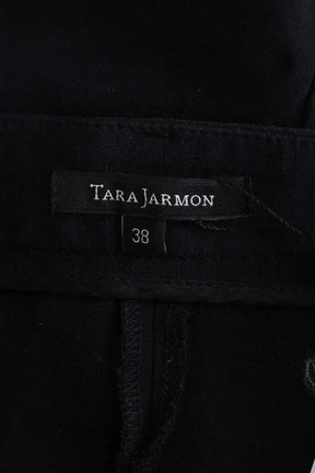 Pantalon droit Tara Jarmon Noir en Coton