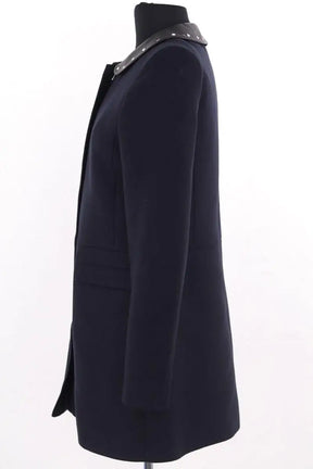 Manteau Claudie Pierlot Marine en Laine