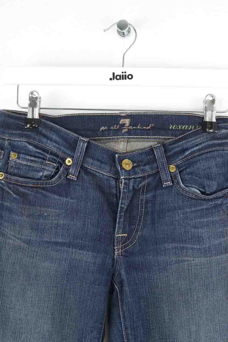 Slim 7 For All Mankind  Bleu