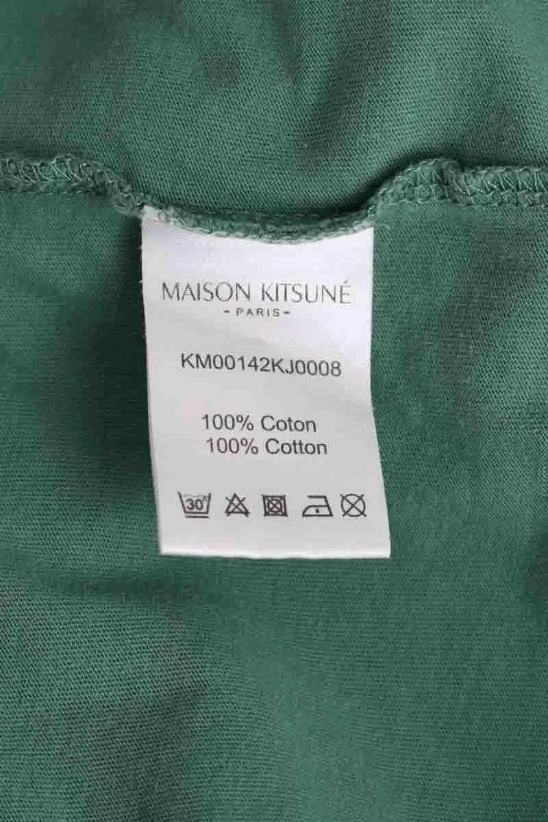 T-shirt Kitsuné Vert en Coton
