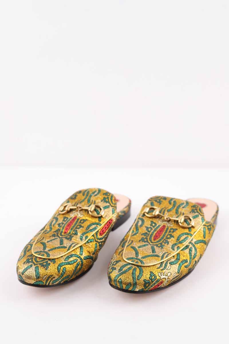 Mules Gucci  Doré