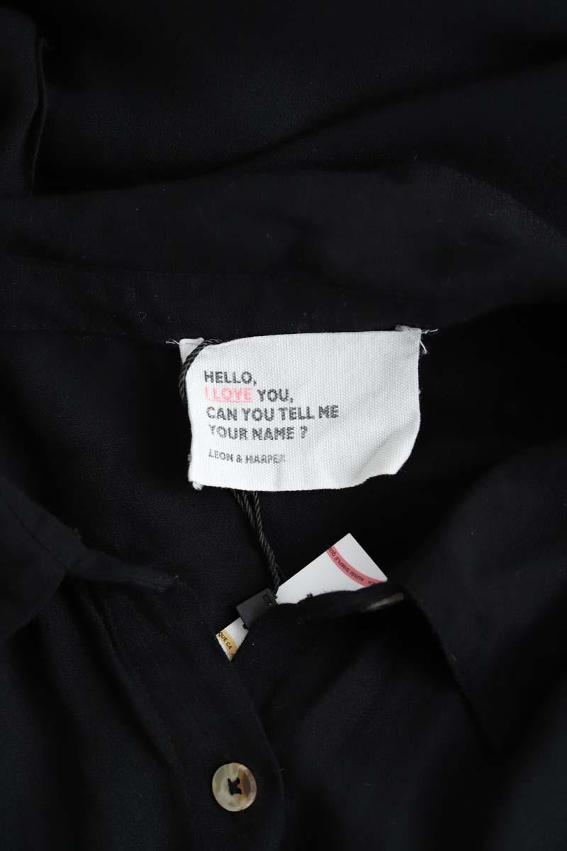 Mi-longueur Leon & Harper  Noir