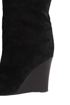 Bottes Joseph Noir en Daim