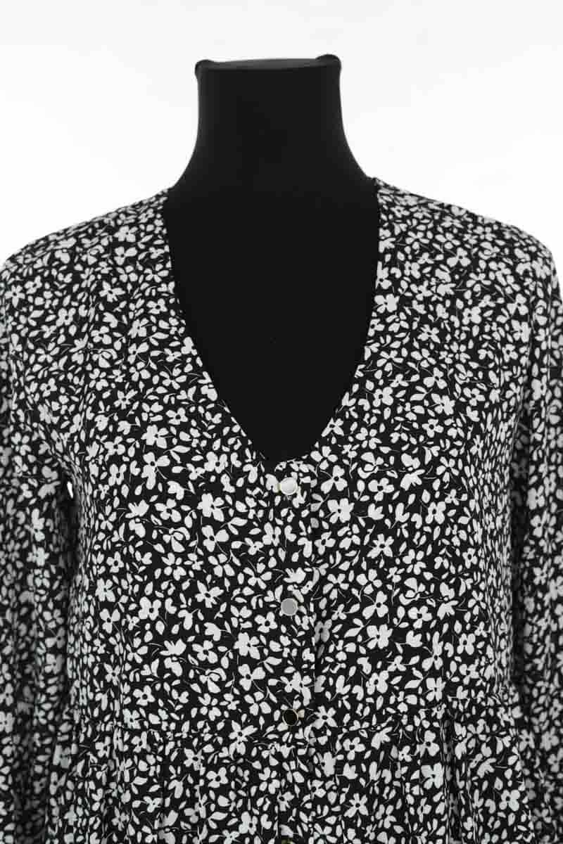 Mi-longueur Saaj  Noir