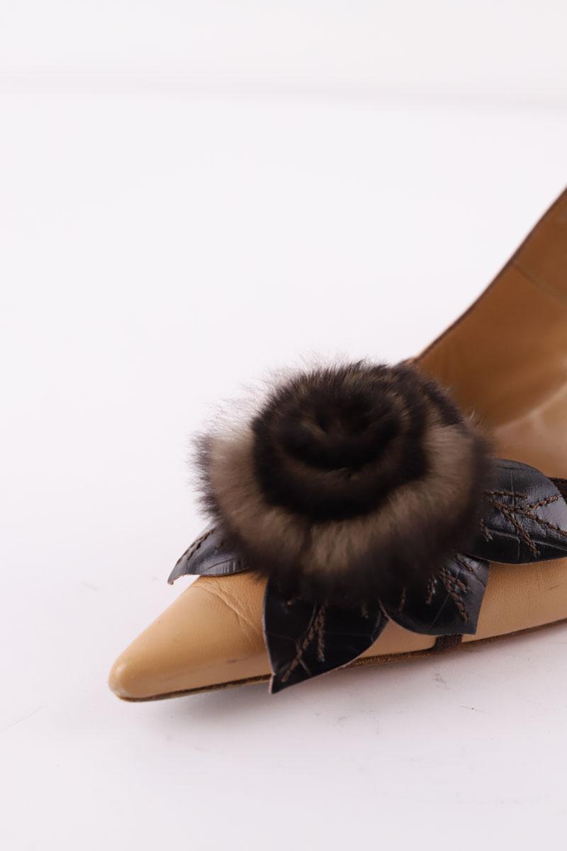 Talons Valentino  Marron