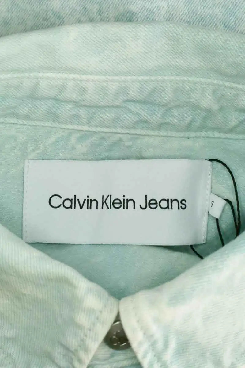 Veste Calvin Klein Bleu en Coton