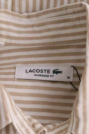 Chemise Lacoste Beige en Lin