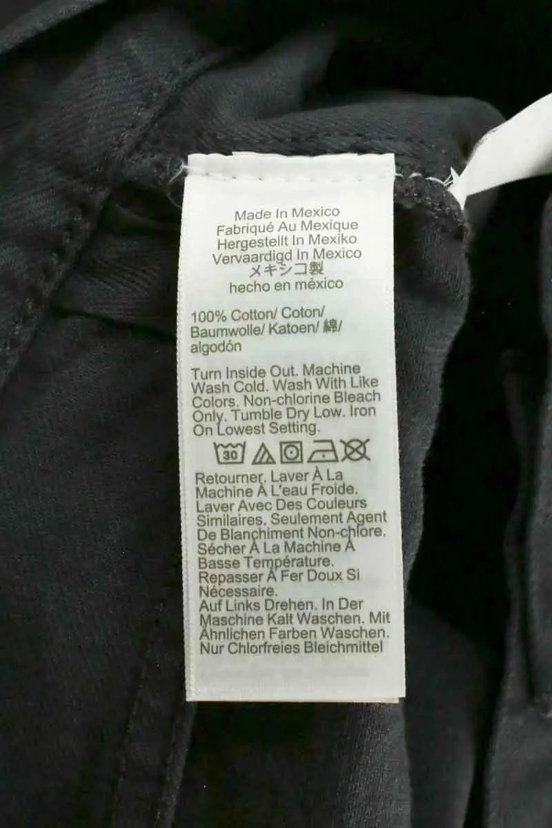Jean droit W33 L30 Madewell Gris en Coton