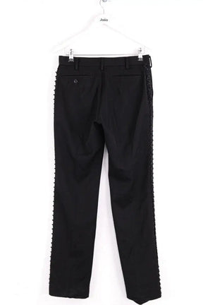 Pantalon droit Junya Watanabe Noir en Laine