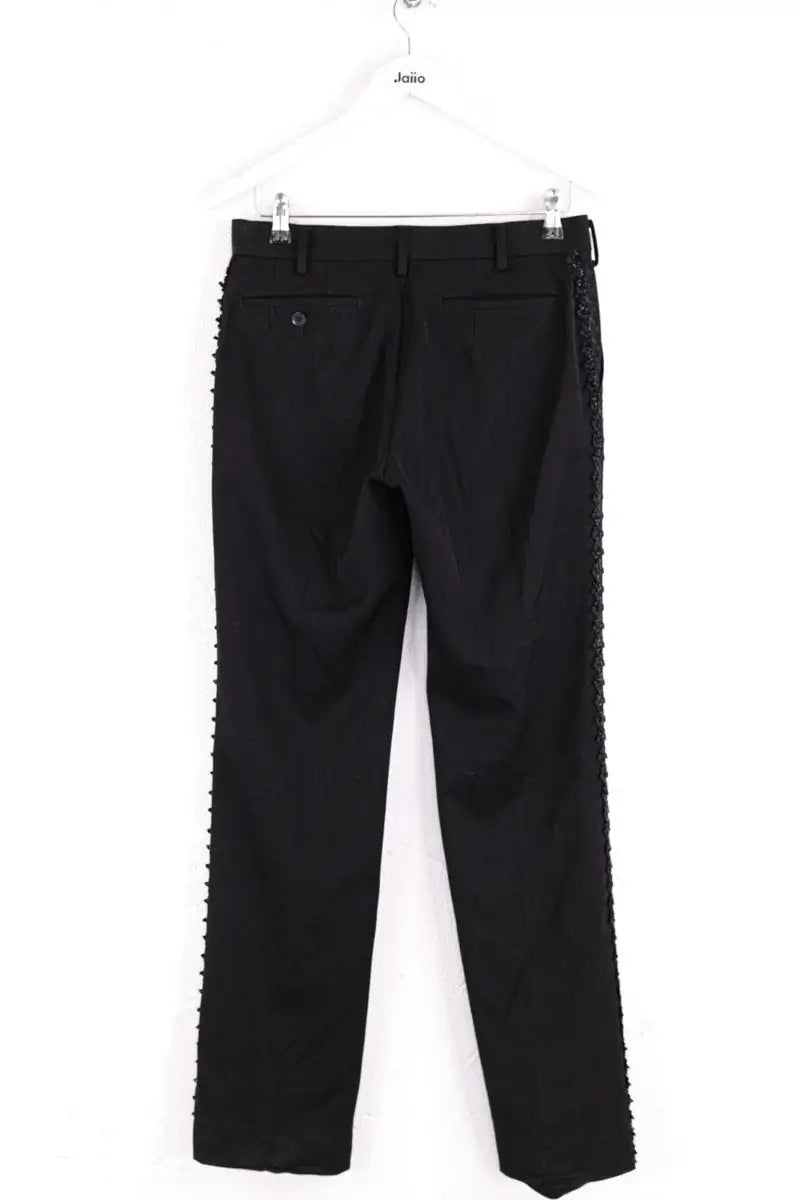 Pantalon droit Junya Watanabe Noir en Laine