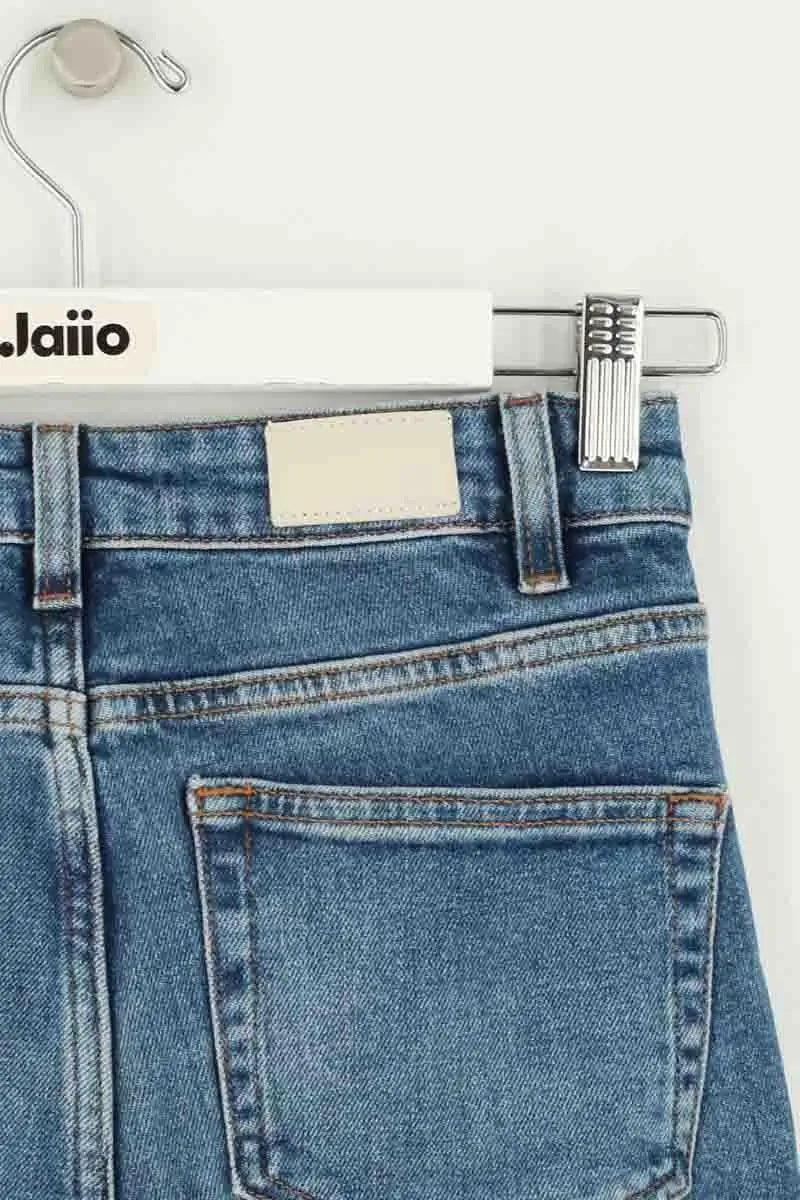 Jean droit Maje Bleu en Coton