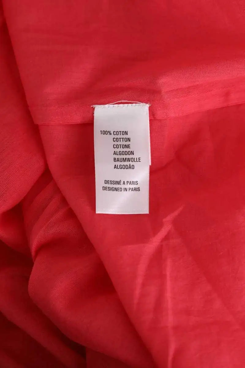 Robe Antik Batik Rouge en Synthétique
