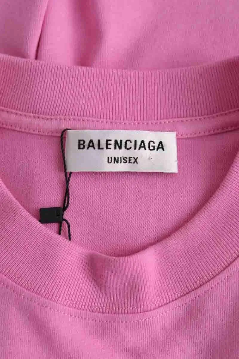 T-shirt Balenciaga Rose en Coton