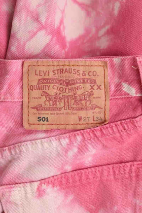 Droit Levi's 501 Rose