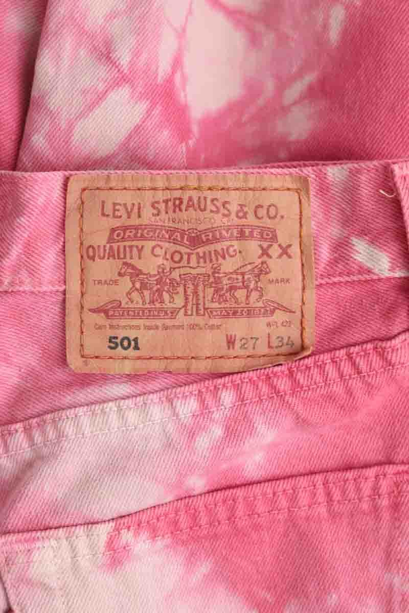 Droit Levi's 501 Rose