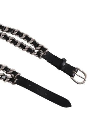 Ceinture Balmain Noir en Cuir