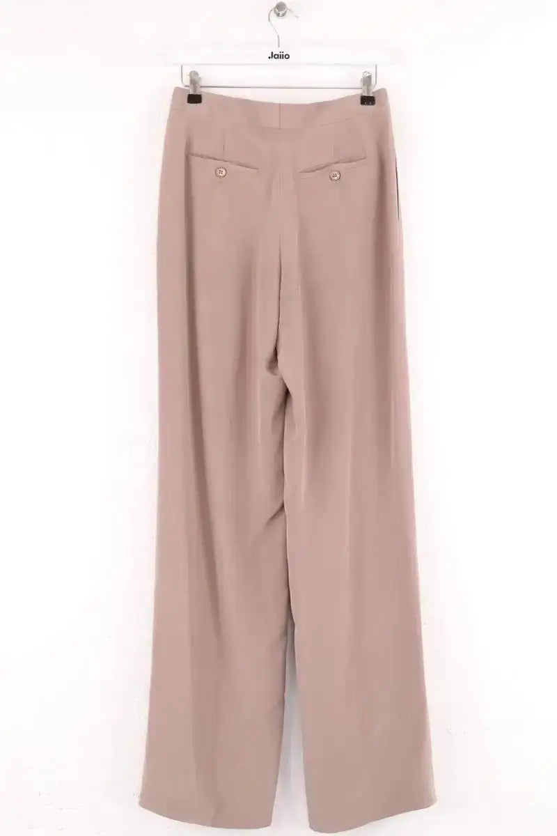 Pantalon droit Ralph Lauren Beige en Soie