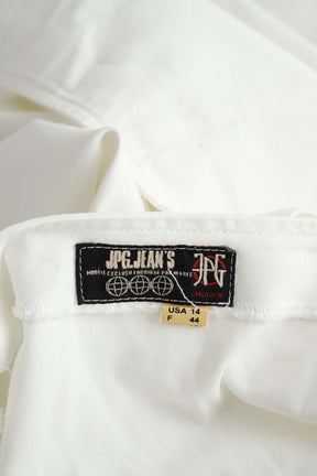 Mi-longueur Jean Paul Gaultier  Blanc