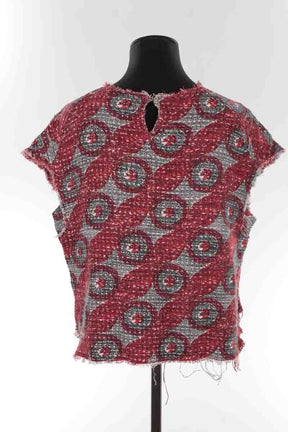 Top Laurence Doligé  Rouge