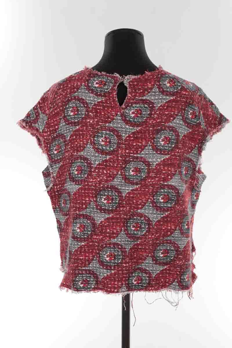 Top Laurence Doligé  Rouge