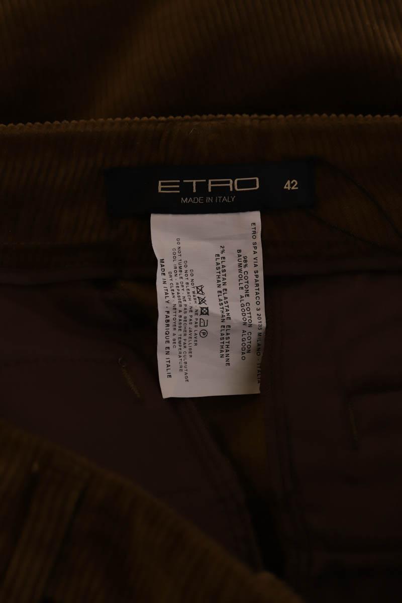 Droit Etro  Marron