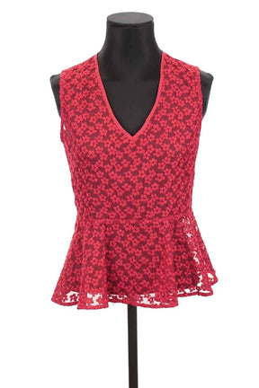 Top Maje  Rouge