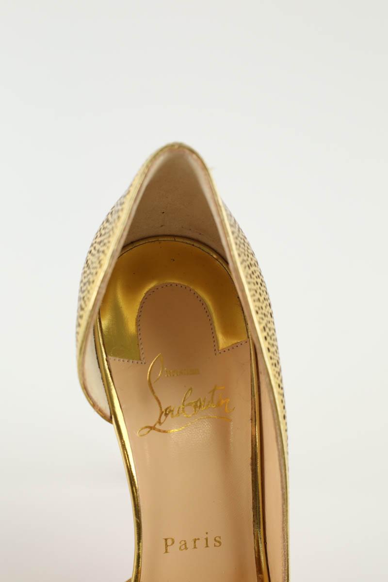 Talons Christian Louboutin  Doré