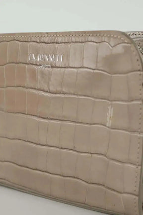 Sac à bandoulière LK Bennett Marie Beige en Cuir