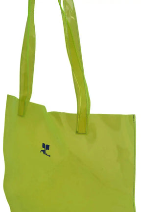 Cabas Courrèges Jaune en Synthétique