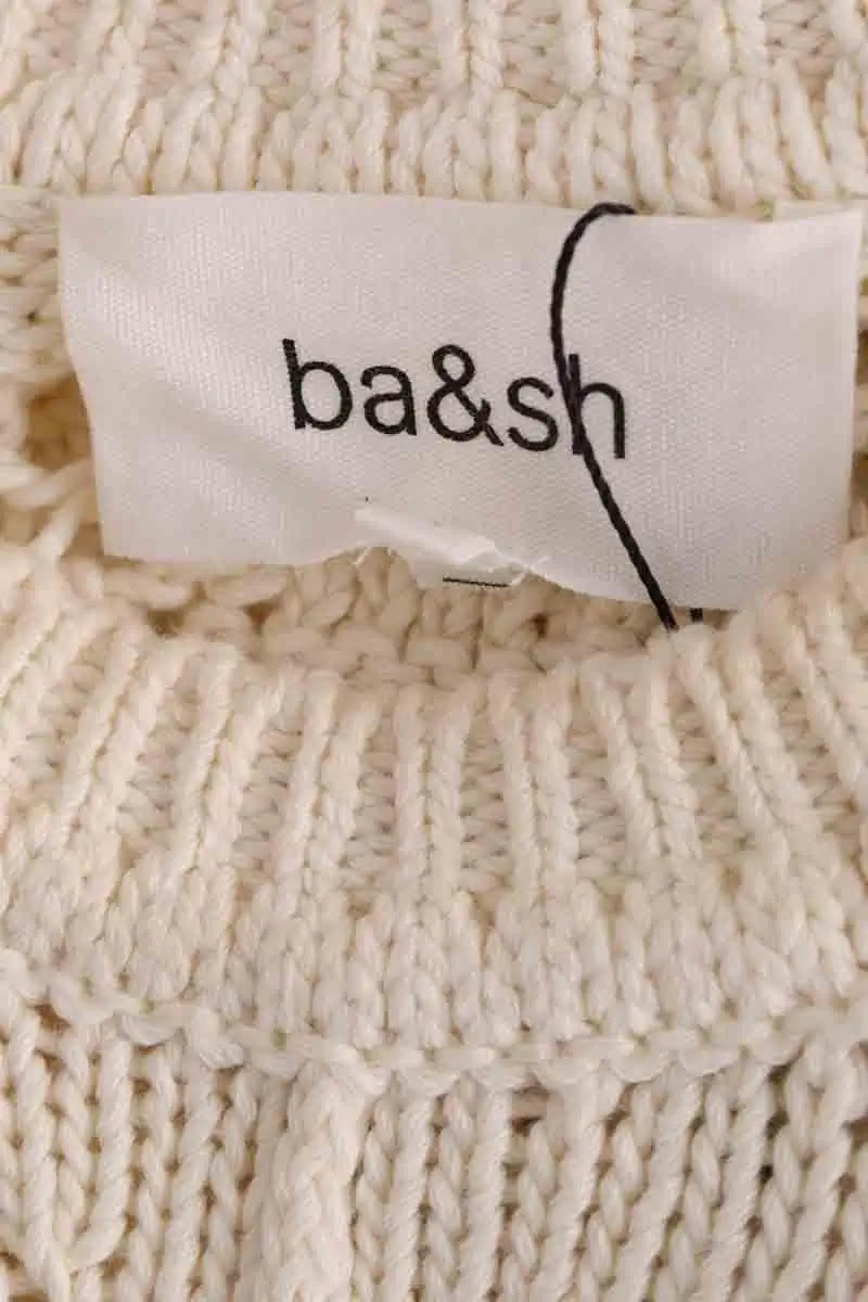 Pull Ba&Sh Ecru en Coton