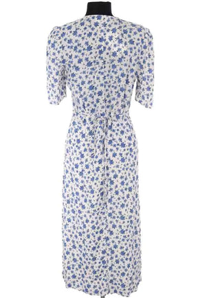 Robe Rouje Bleu en Viscose