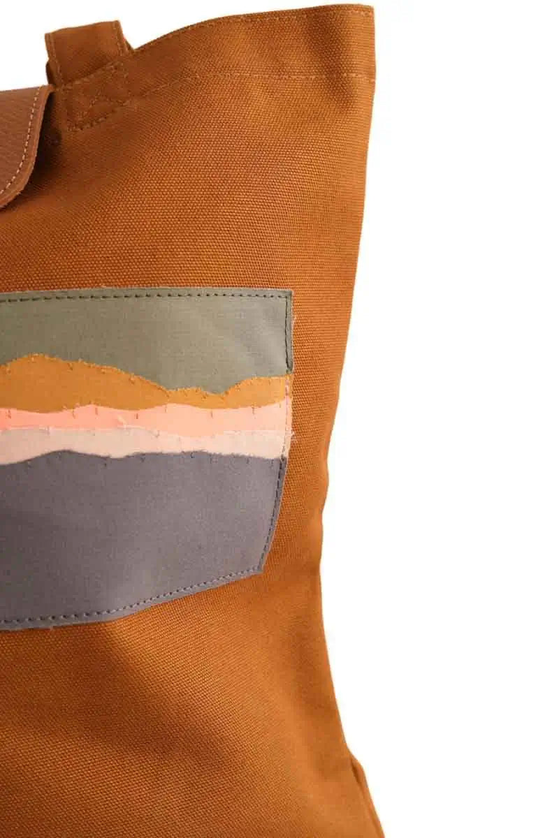 Cabas Longchamp Camel en Coton