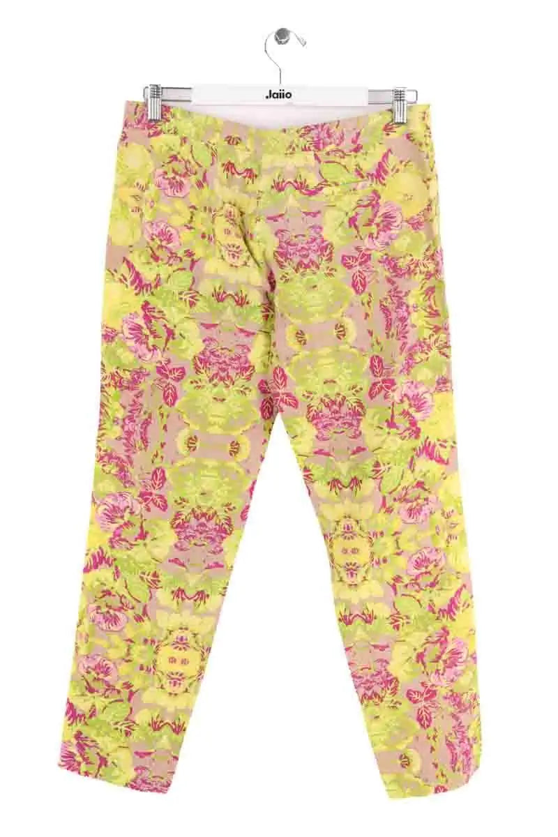Pantalon droit Maje Jaune en Coton