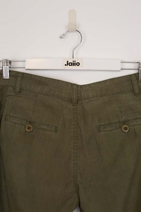 Pantalons Carot Maje  Kaki