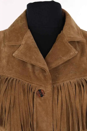 Veste Balzac Camel en Cuir