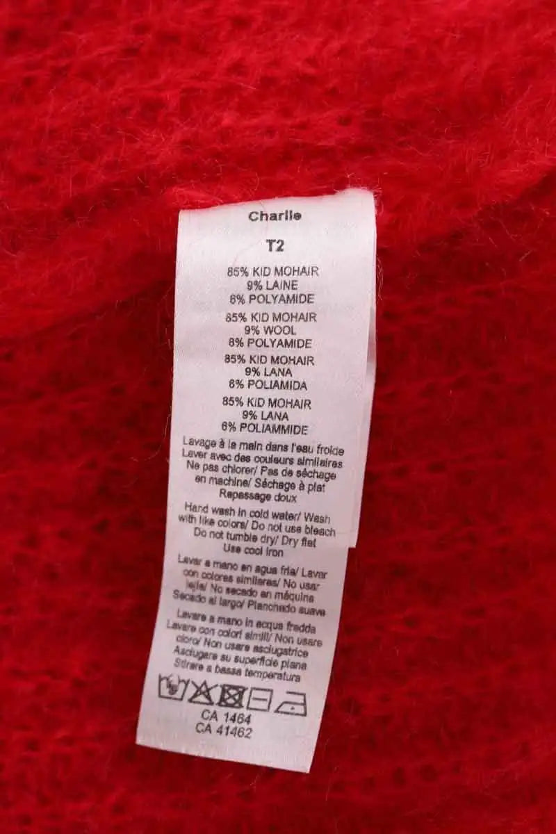 Pull Des Petits Hauts Rouge en Laine