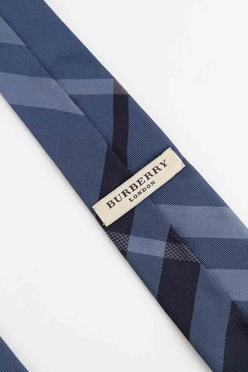 Cravate Burberry  Bleu
