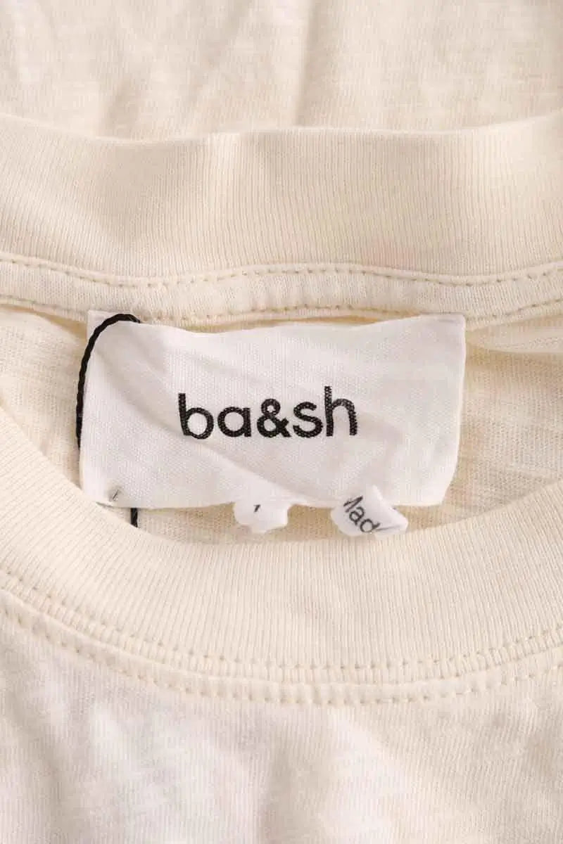 T-shirt Ba&Sh Ecru en Coton