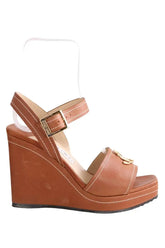 Sandales Jimmy Choo Camel en Cuir, taille 38 - Seconde Main