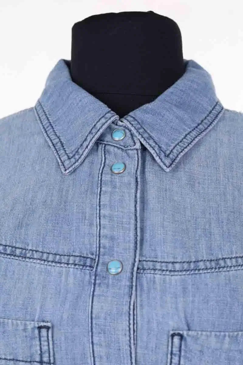 Robe Ba&Sh Bleu en Coton