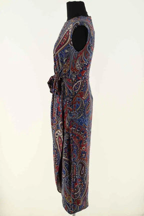 Robe Ralph Lauren Marine en Viscose