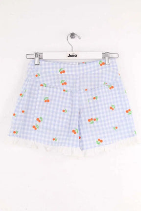 Mini short Manoush Bleu en Coton