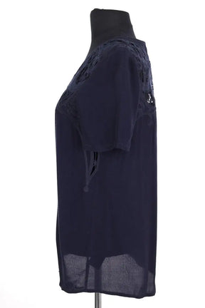 Blouse The Kooples Marine en Synthétique
