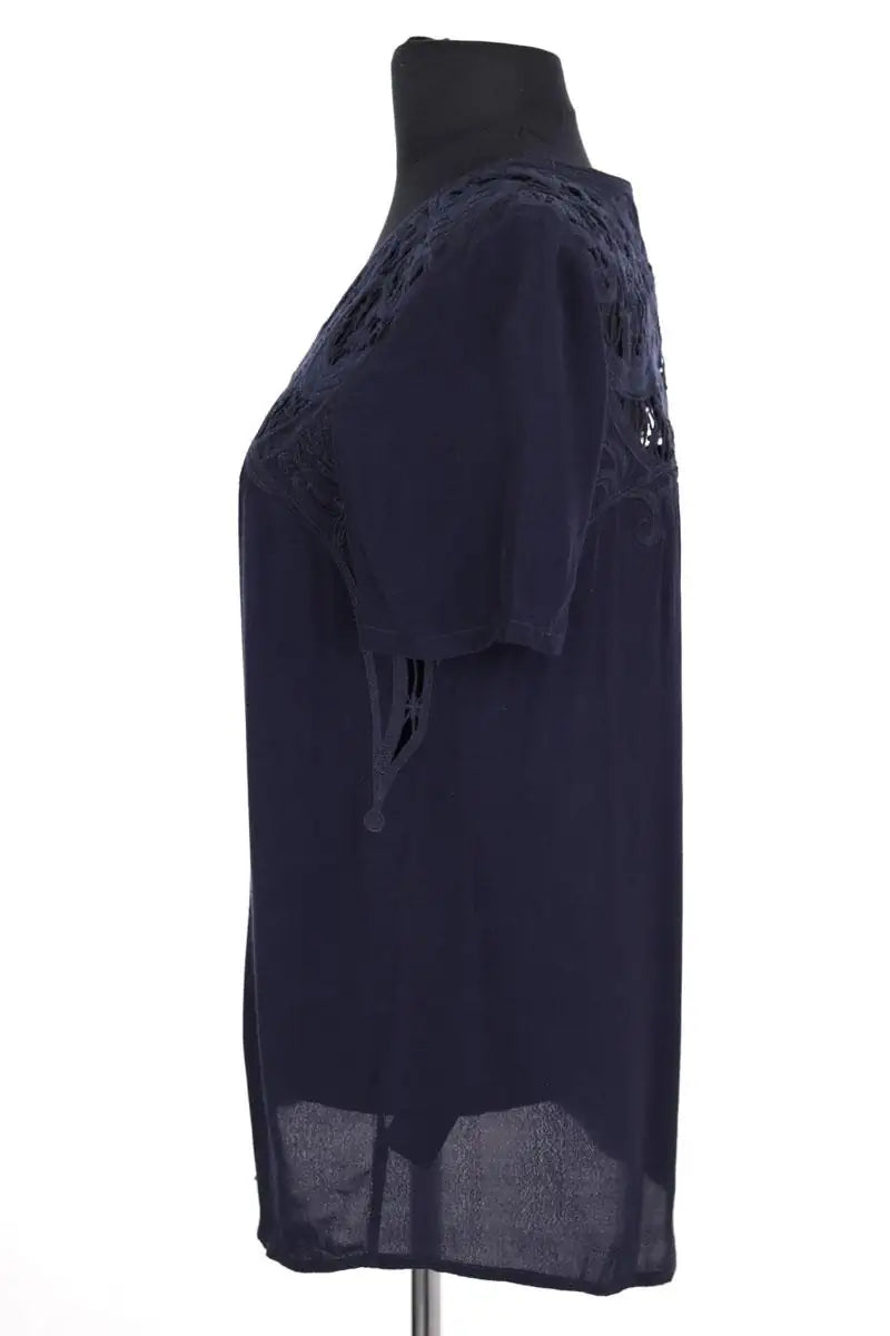 Blouse The Kooples Marine en Synthétique