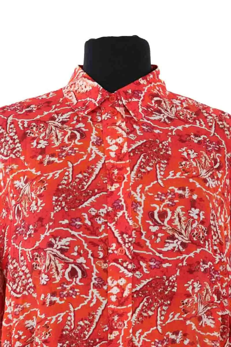 Blouse Iro Jacto Orange en Viscose